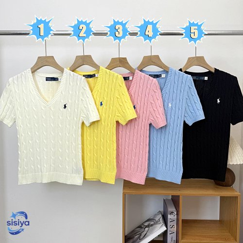 Polo Ralph Lauren Short Sleeve V-Neck Knit Shirt W6030102