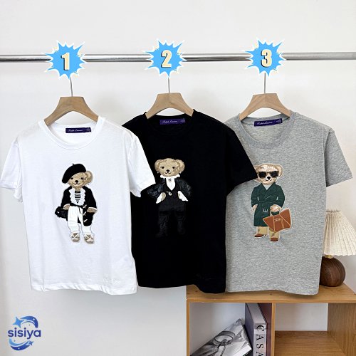 Ralph Lauren Collection Embroidery Bear t-shirt W6030103