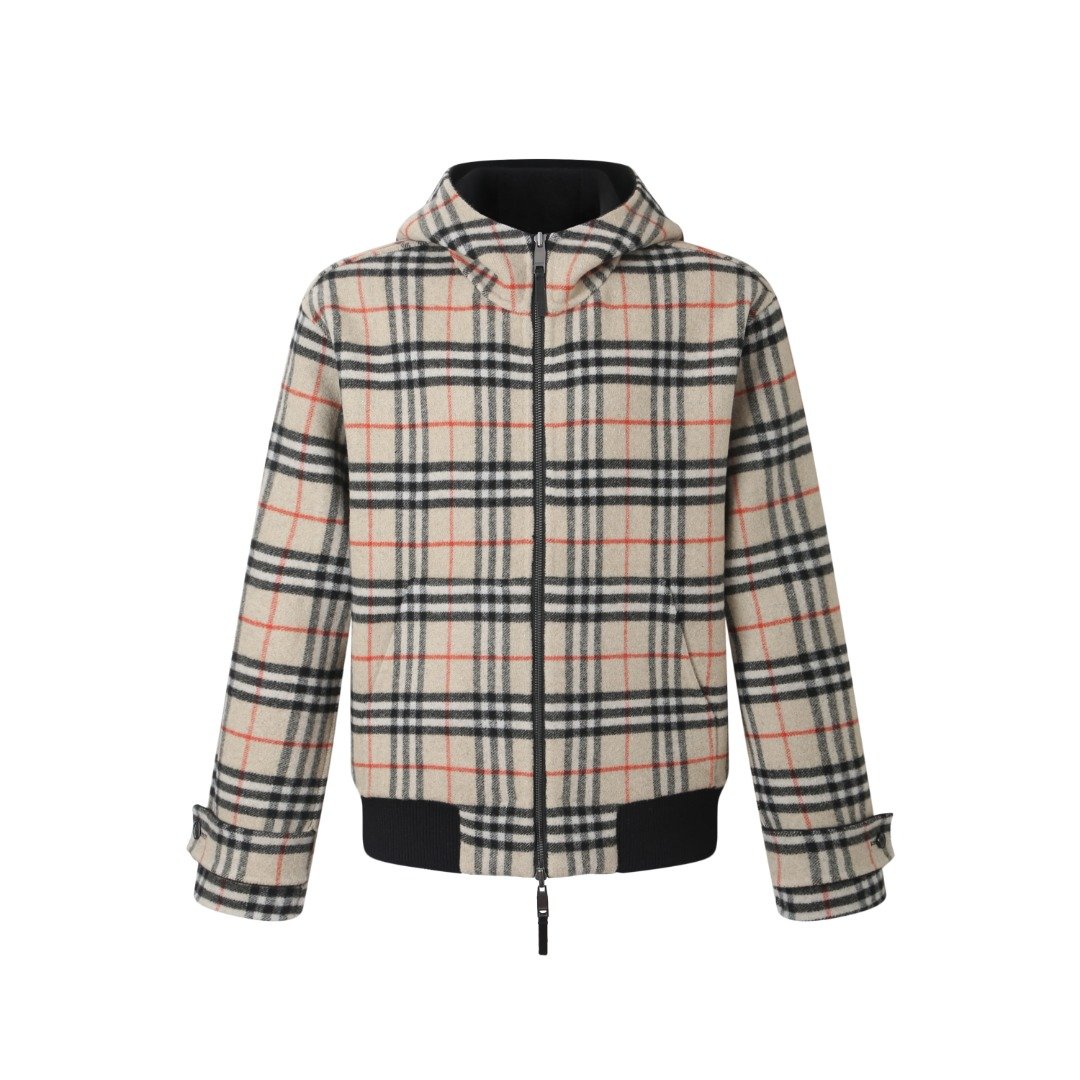 Burberry Reversible Wool Hooded Jacket M6030102 - Image 3