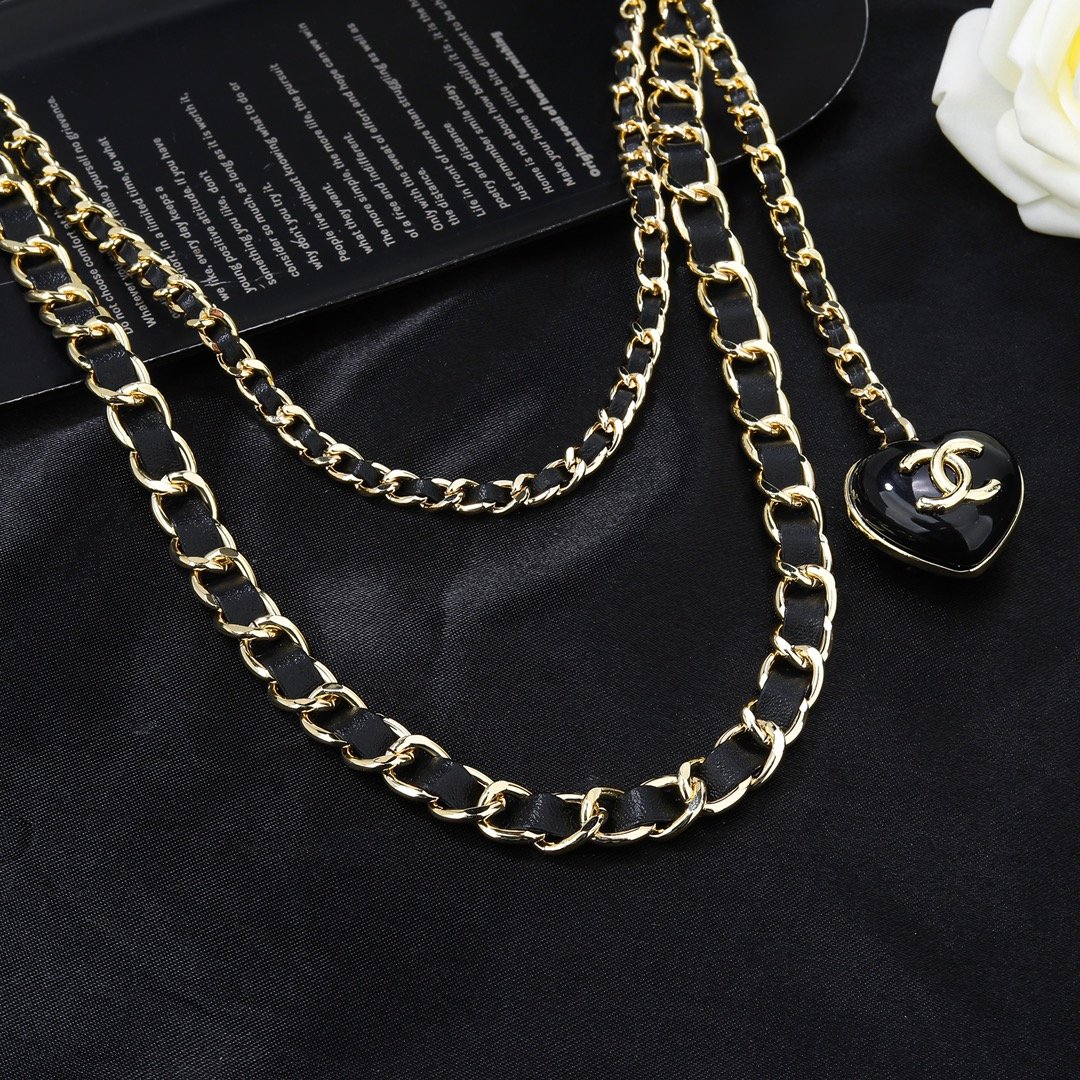 Chanel classic chain leather belt B6030108 - Image 7
