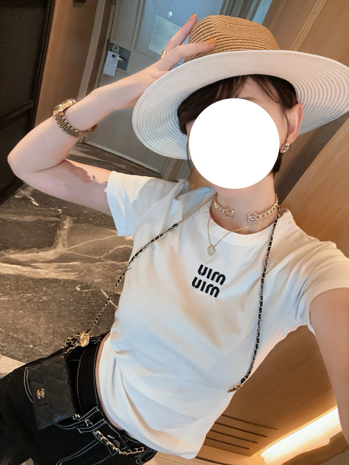 Miu Miu logo-embroidered T-shirt W6030101 - Image 6