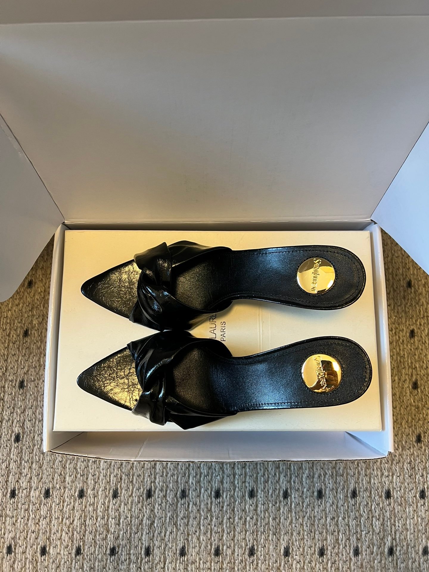 SAINT LAURENT - Franciane mules B6031004 - Image 4