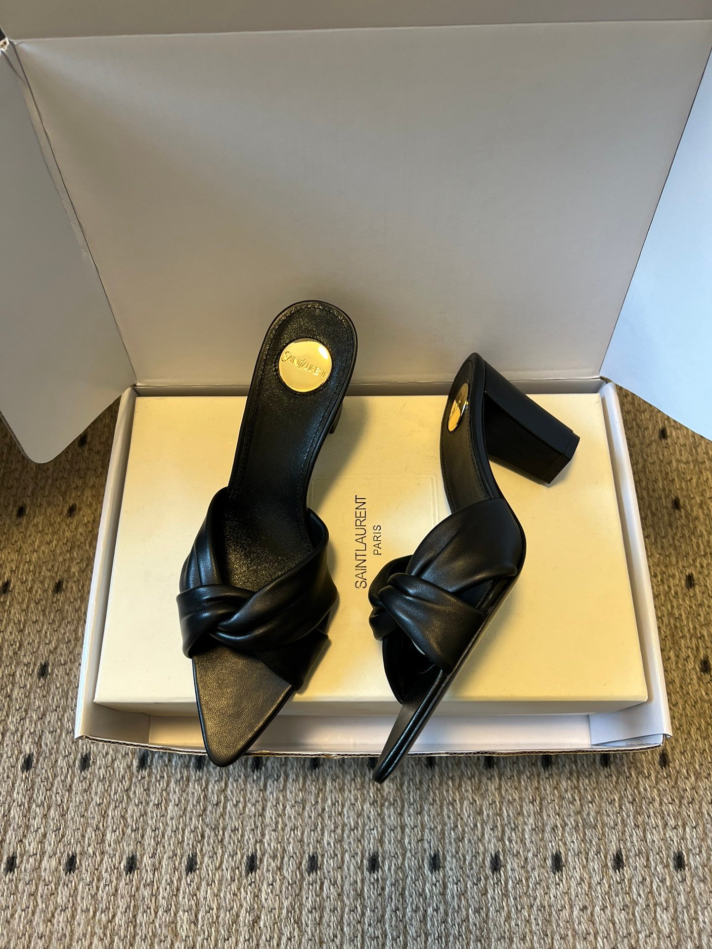 SAINT LAURENT - Franciane mules B6031004 - Image 6