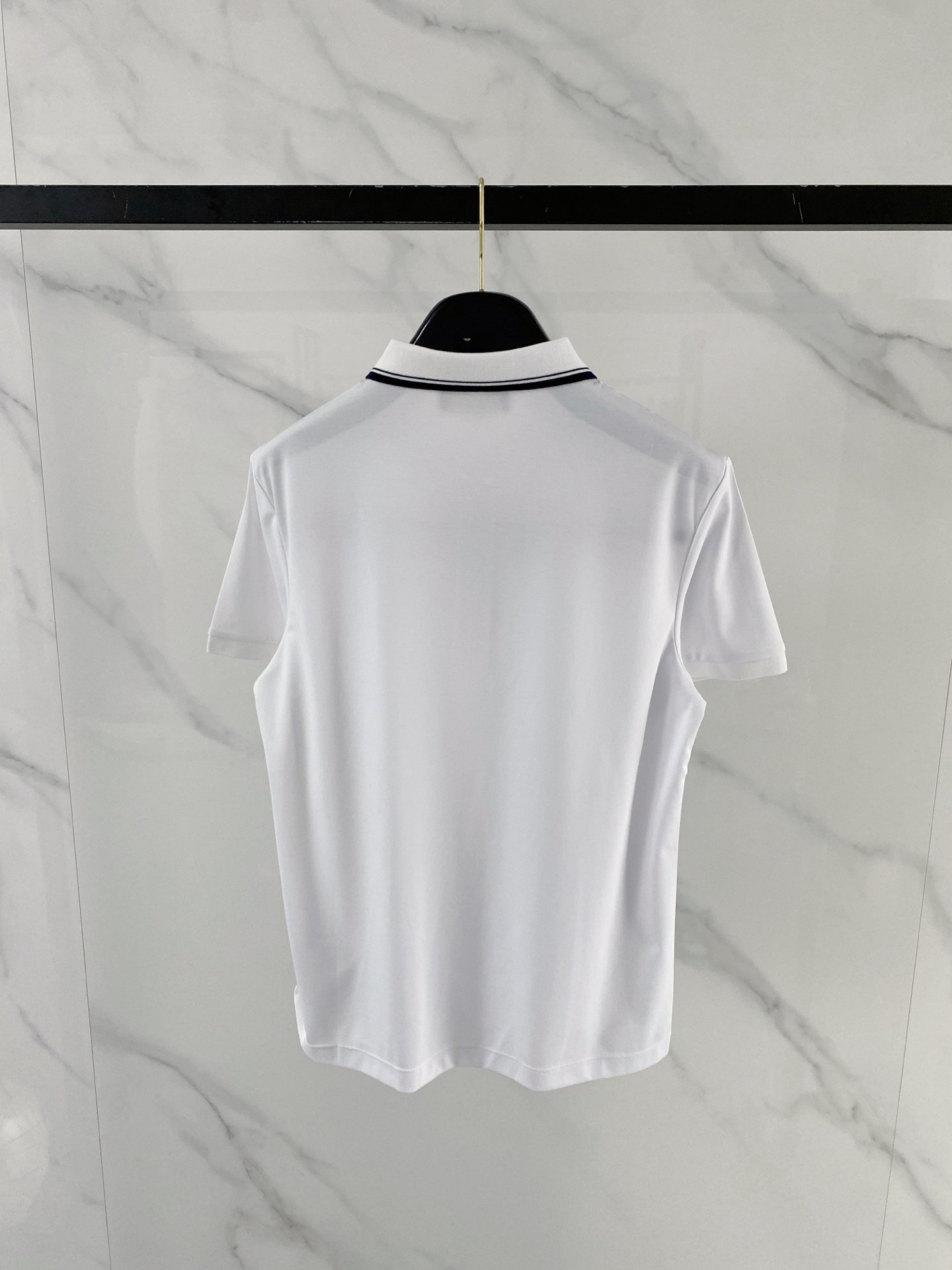 Loro Piana Comfort Pique Quarter-Zip Polo Shirt M6031004 - Image 7