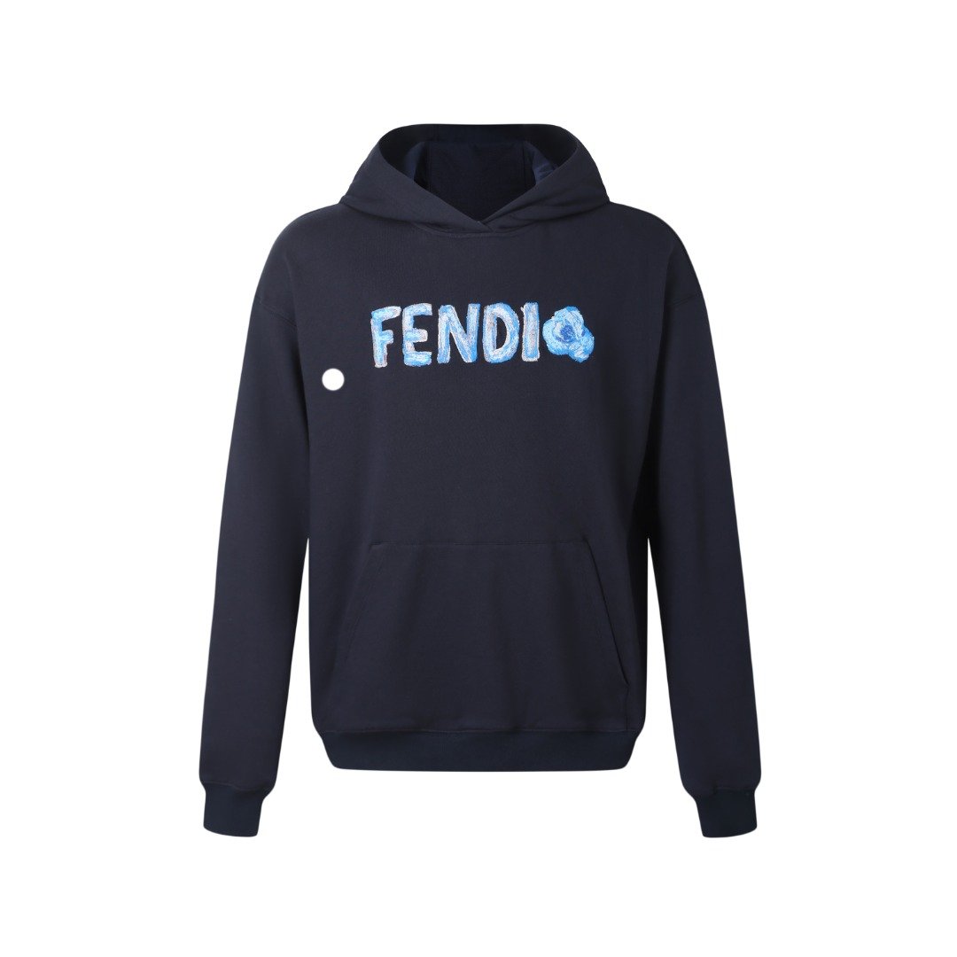 FENDI Sweatshirt Cotton Blue M6031302