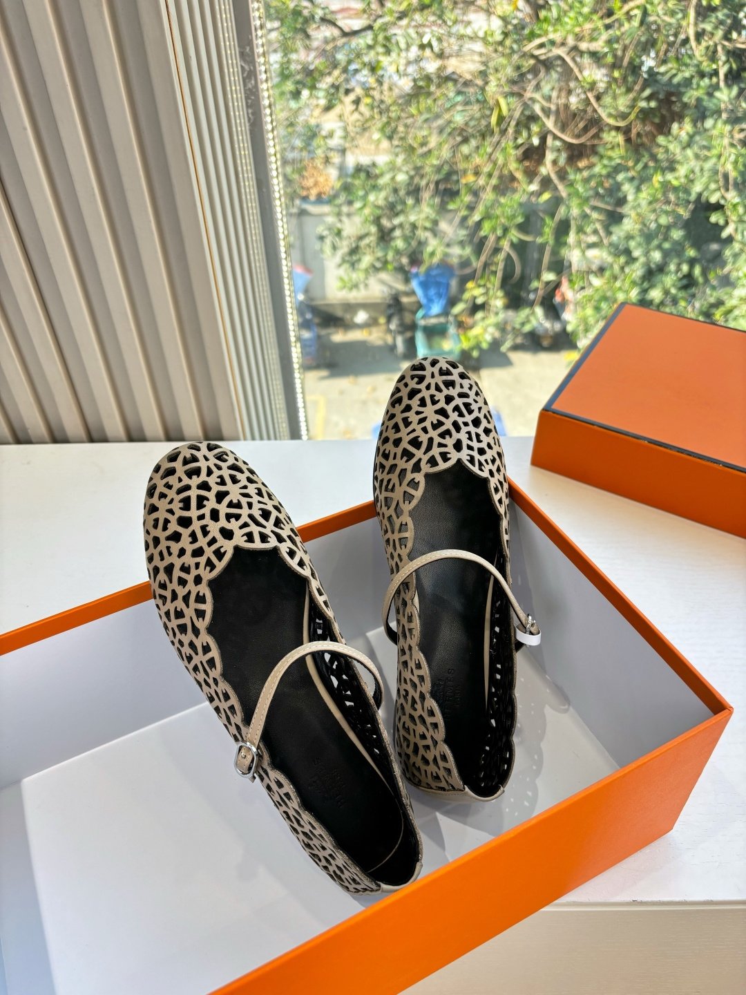 Hermès Meli - Ballet flats - Women's Shoes B6031604 - Image 4