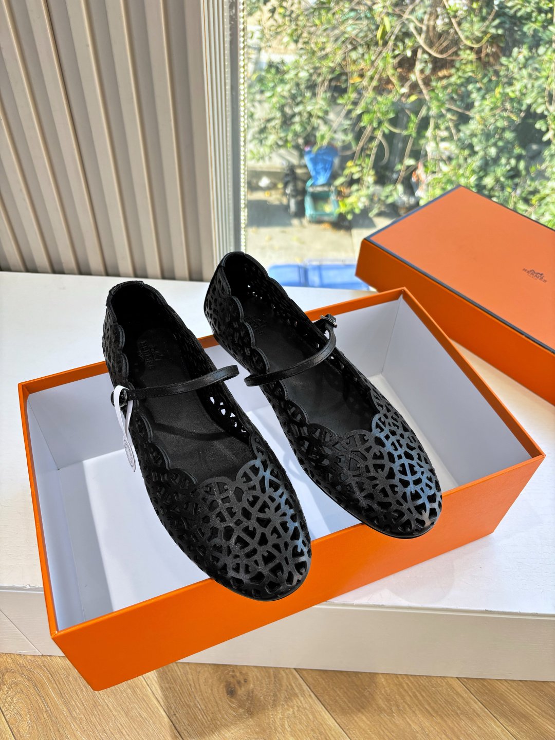 Hermès Meli - Ballet flats - Women's Shoes B6031604 - Image 5