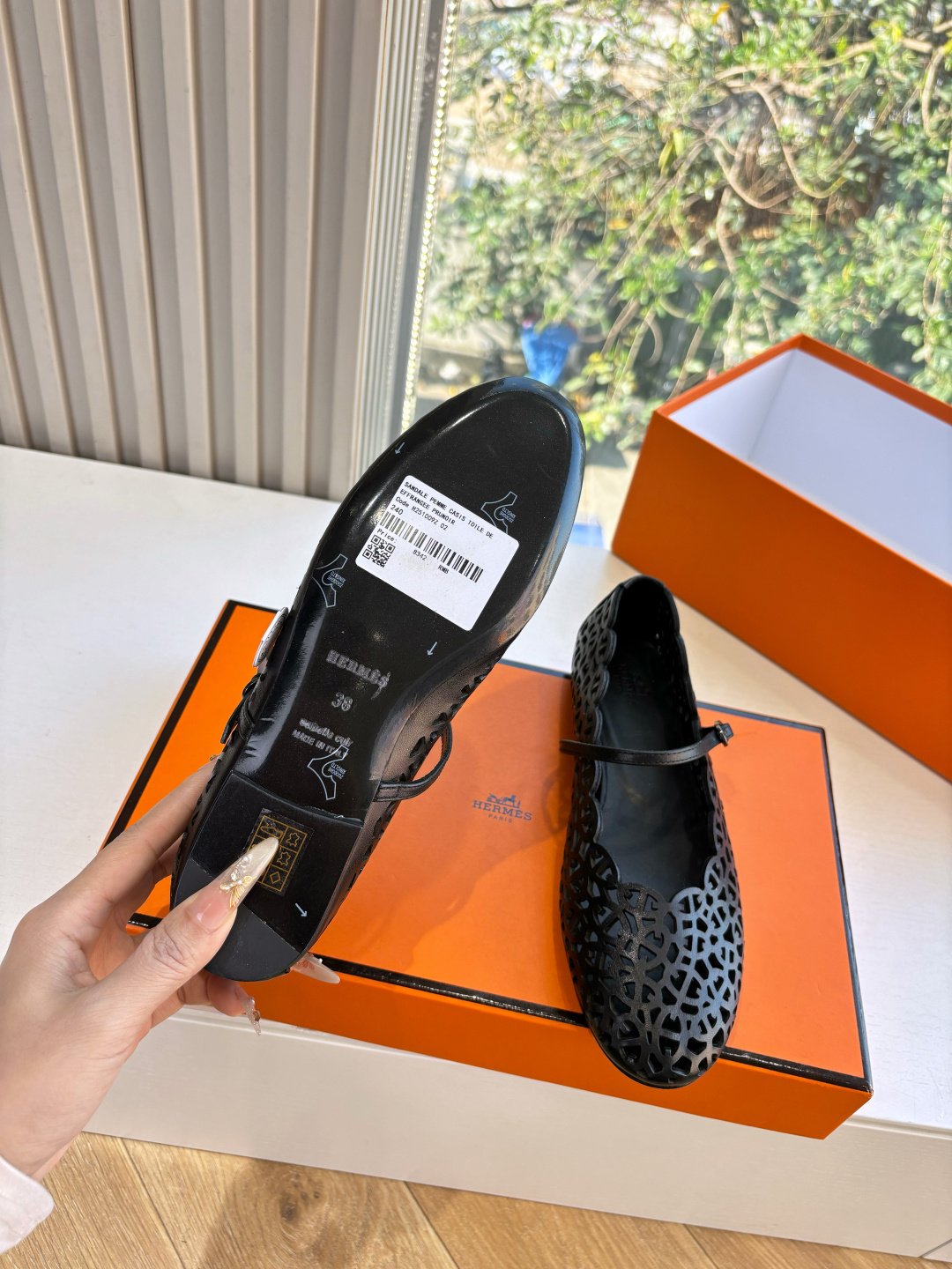 Hermès Meli - Ballet flats - Women's Shoes B6031604 - Image 6