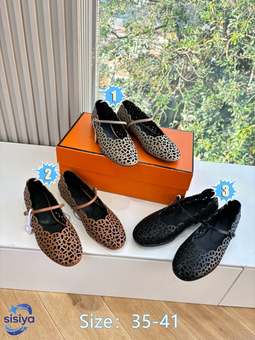 Hermès Meli - Ballet flats - Women's Shoes B6031604