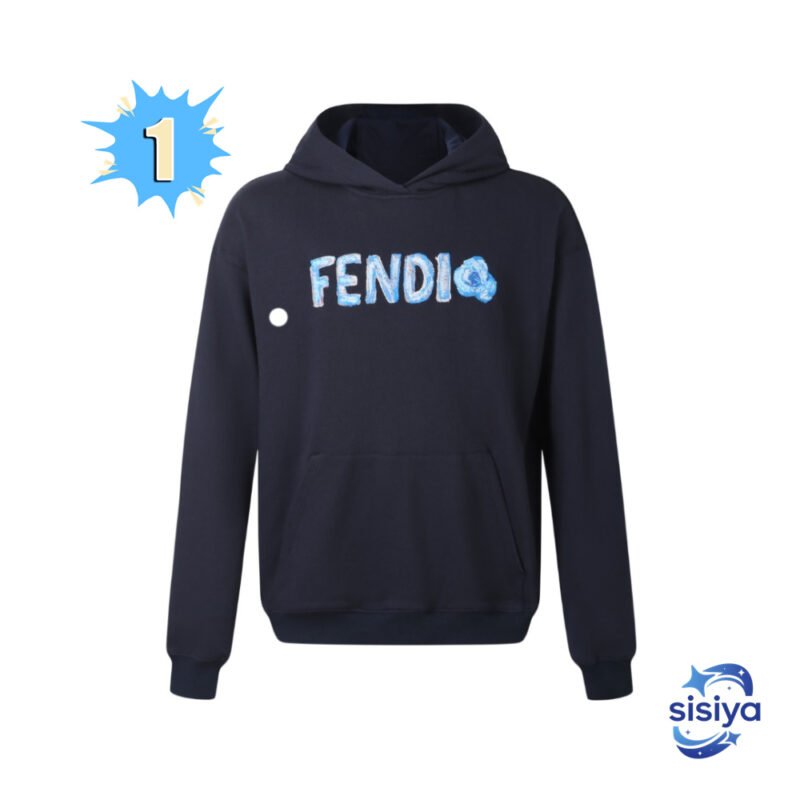 FENDI Embroidered Hooded SweatshirtM6031703