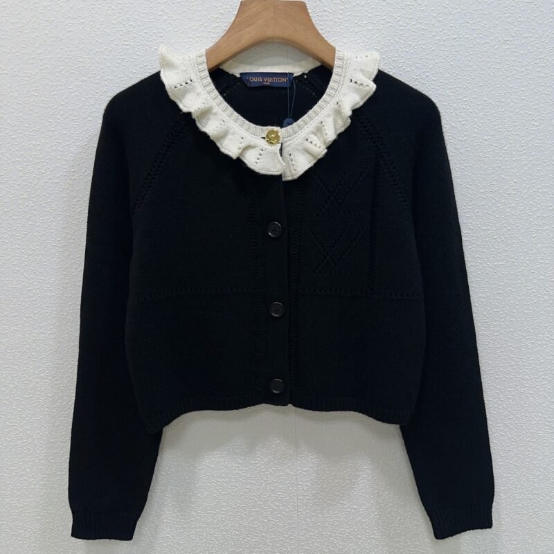 Louis Vuitton Ruffle Collar Cardigan W6031801