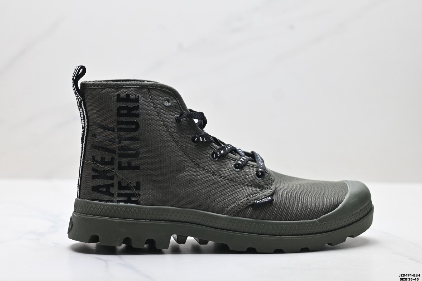 Palladium Pampa Hi Future Casual Slip-On Anti-Slip High-Top Canvas ShoesB6031806 - Image 4