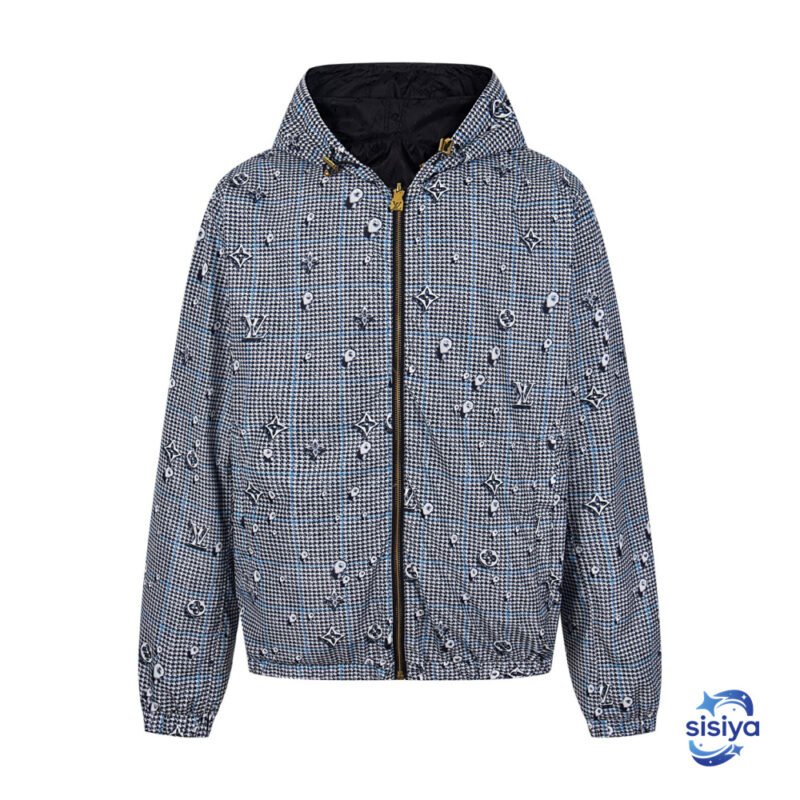 Loi Louis SS26 Early Spring New Collection Waterdrop Print Hooded Double-Sided Wearable StyleM6032103