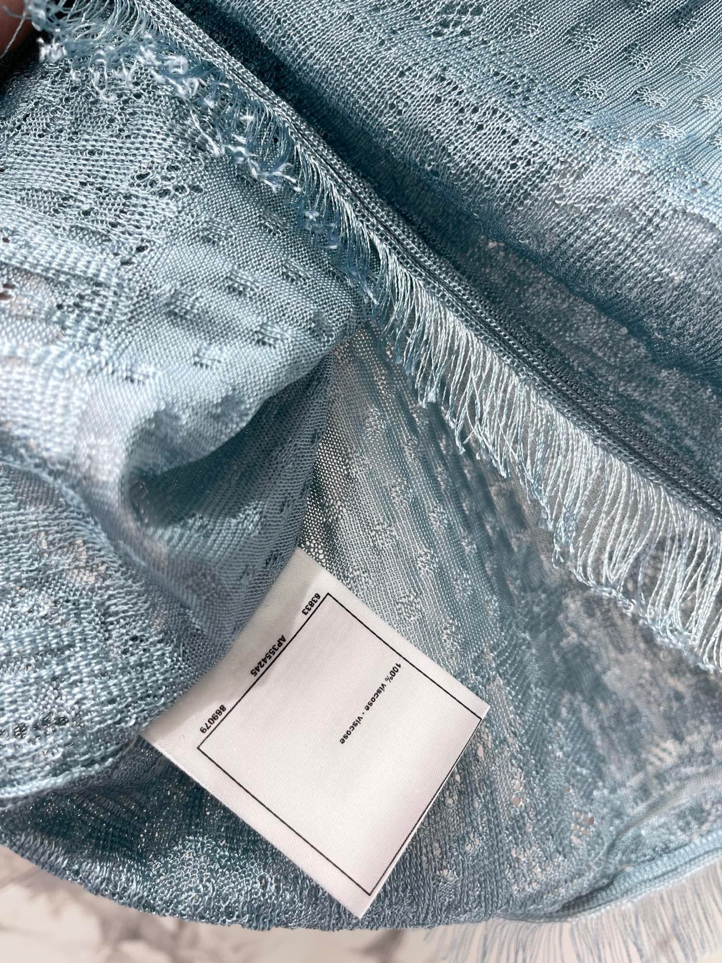 CHANEL Early Spring New Style Fringe Bottom Lightweight Knitted BraletteW6032201 - Image 7