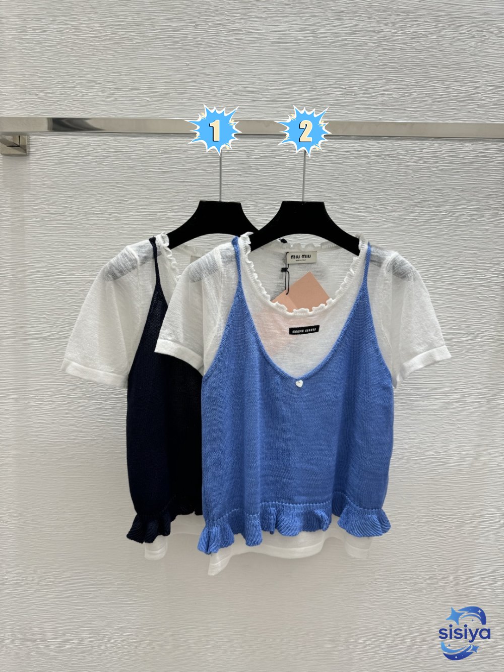 Miu Miu Two-Piece Knitted Top W6032302