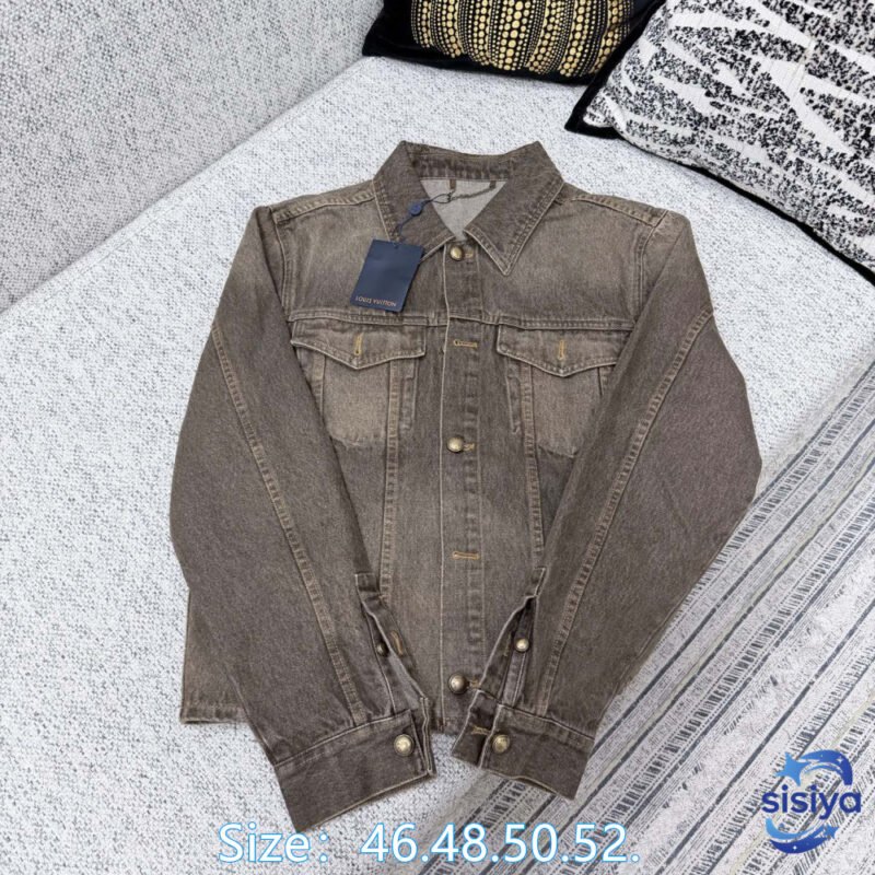 LV26ss New Short Denim ShirtM6032706