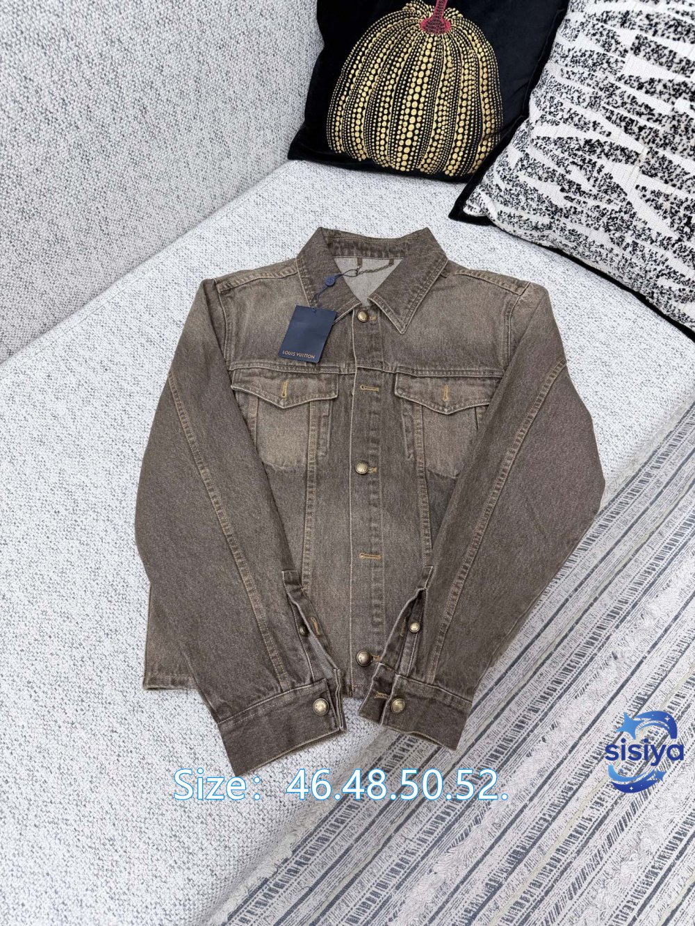 LV26ss New Short Denim ShirtM6032706