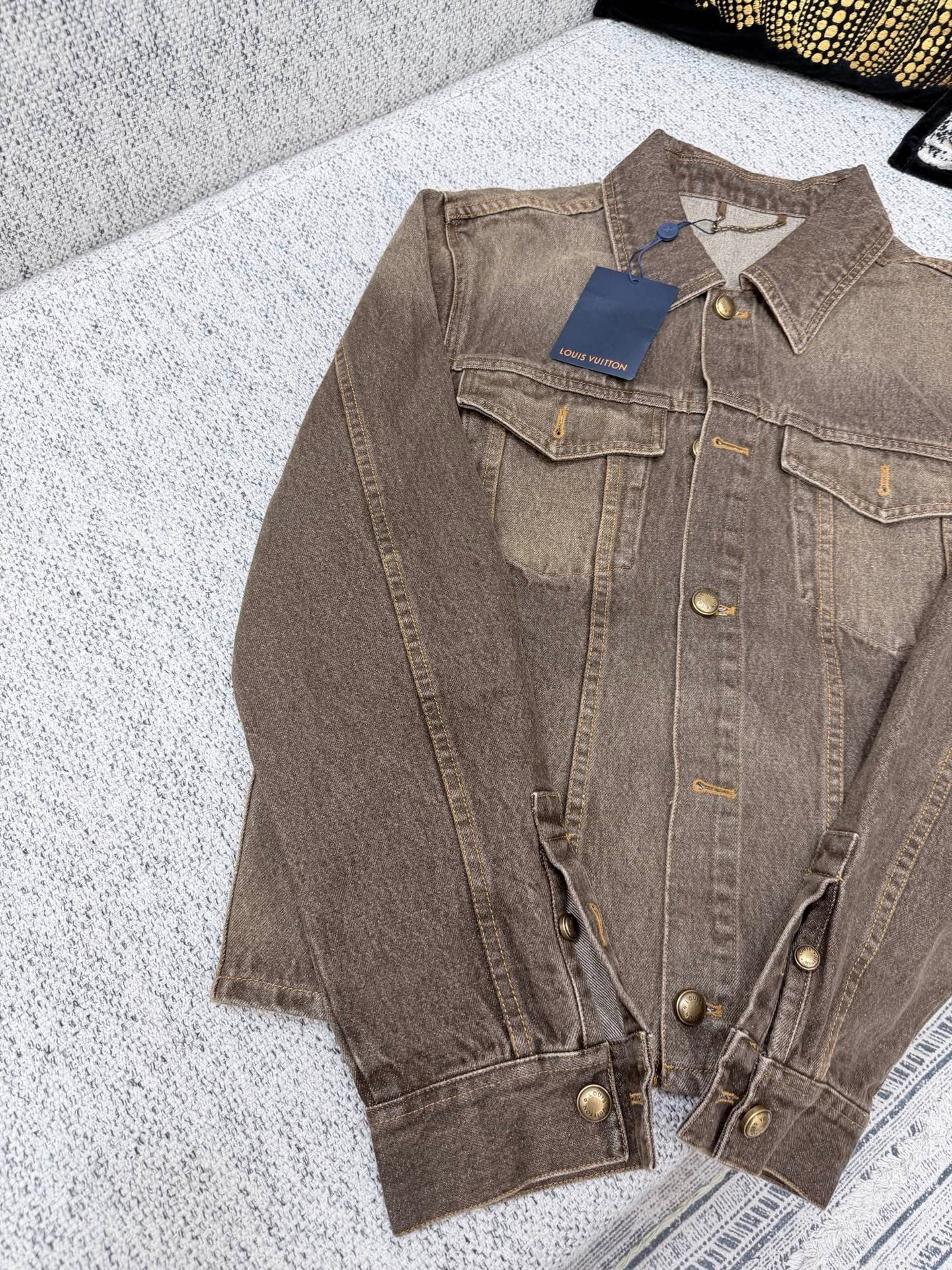 LV26ss New Short Denim ShirtM6032706 - Image 5