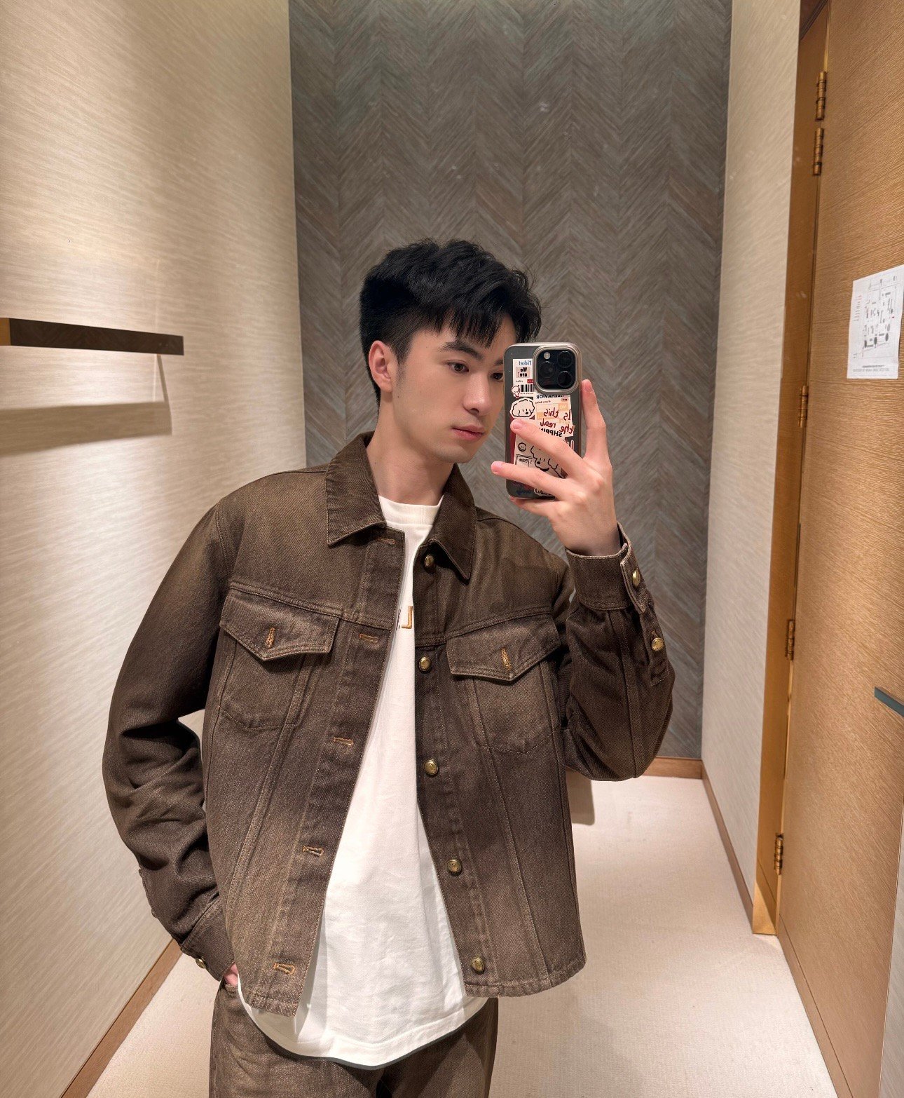 LV26ss New Short Denim ShirtM6032706 - Image 8