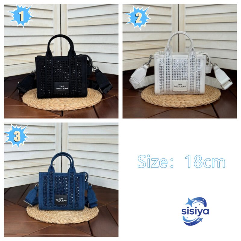 Marc Jacobs The Crystal Canvas Small Tote Bag B6031002