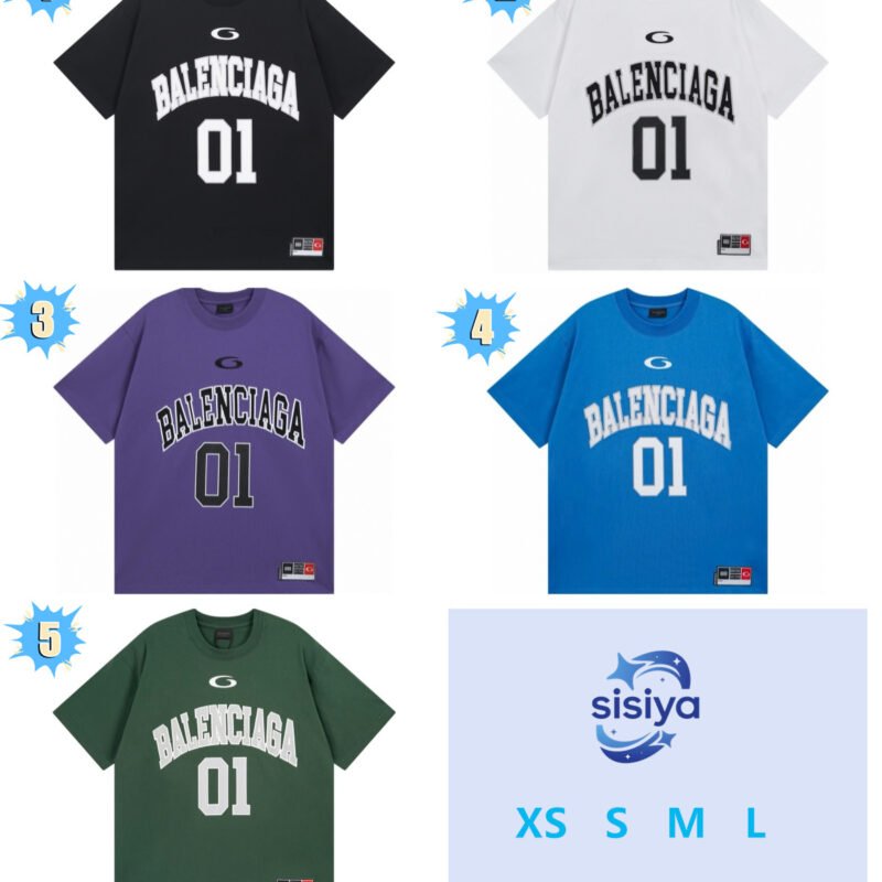 5A Balenciaga SS25 Basketball Series 01 Short Sleeve T-Shirt M6031105