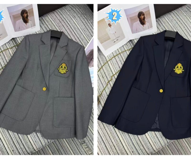 Ralph Lauren Embroidered Collar Suit Jacket W6031301