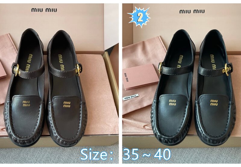Miu Miu leather loafers B6031801