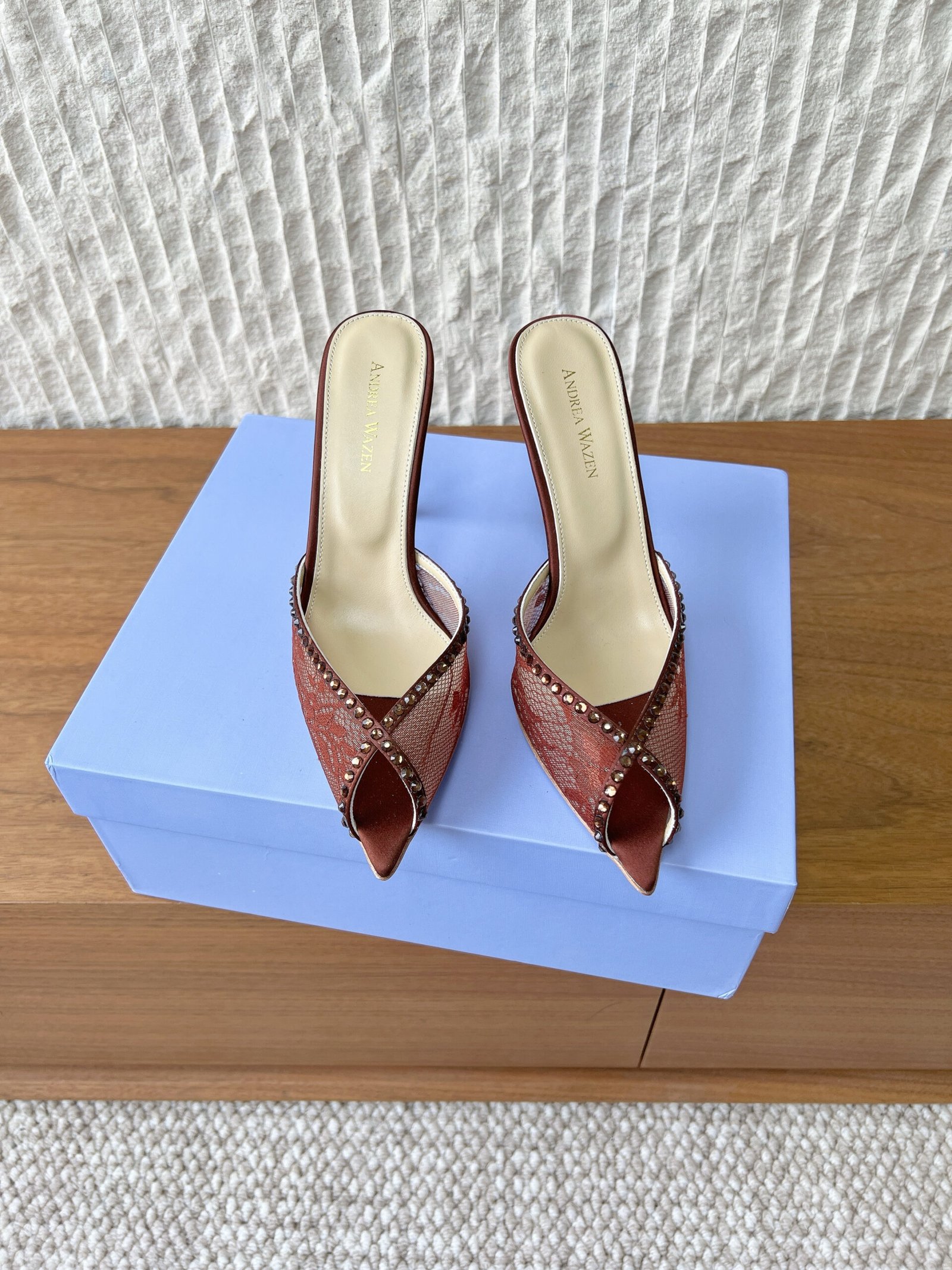 26ss Early Spring New Style Pointed-Toe High Heels & SlippersB6040108 - Image 3