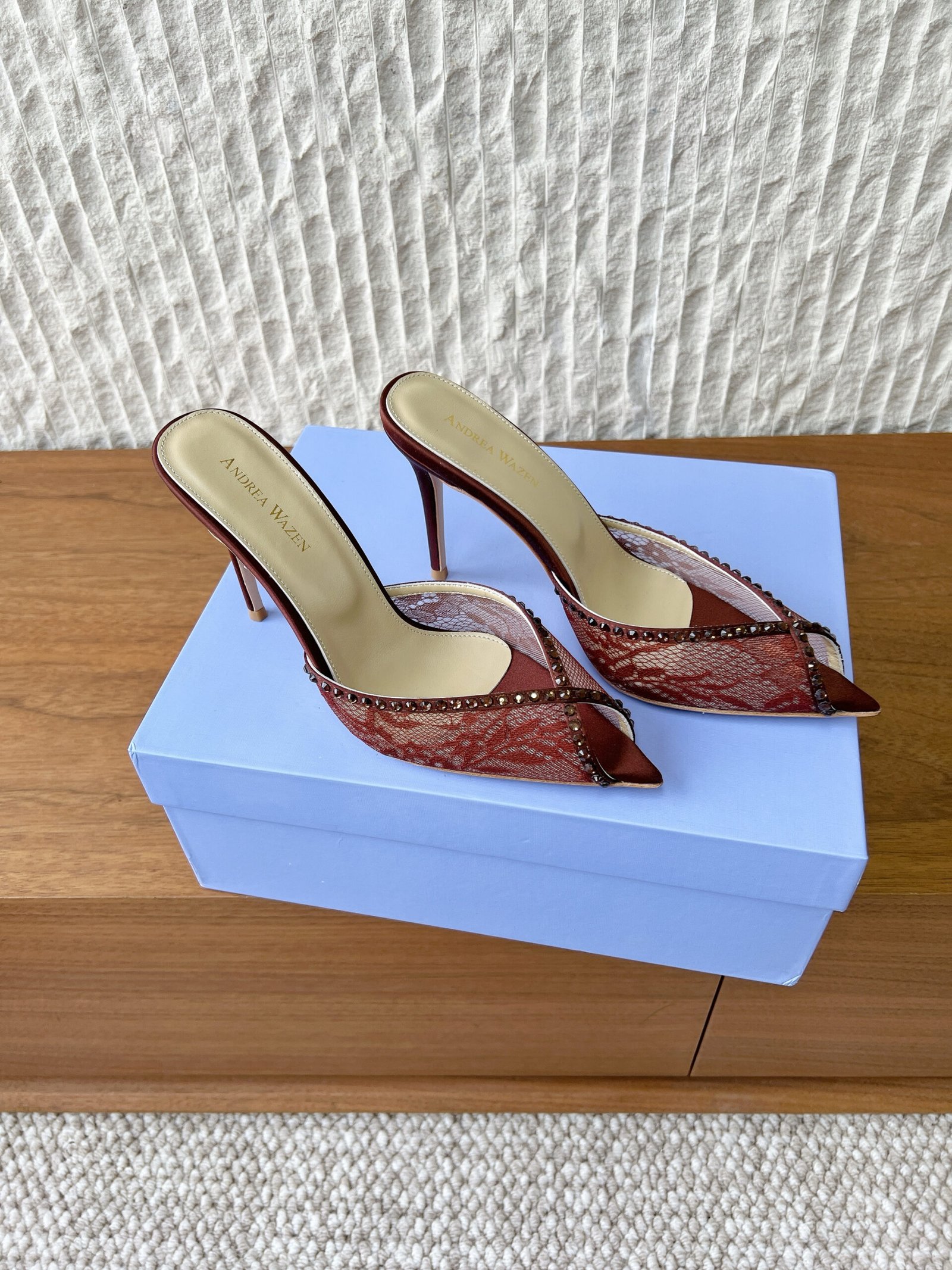 26ss Early Spring New Style Pointed-Toe High Heels & SlippersB6040108 - Image 4