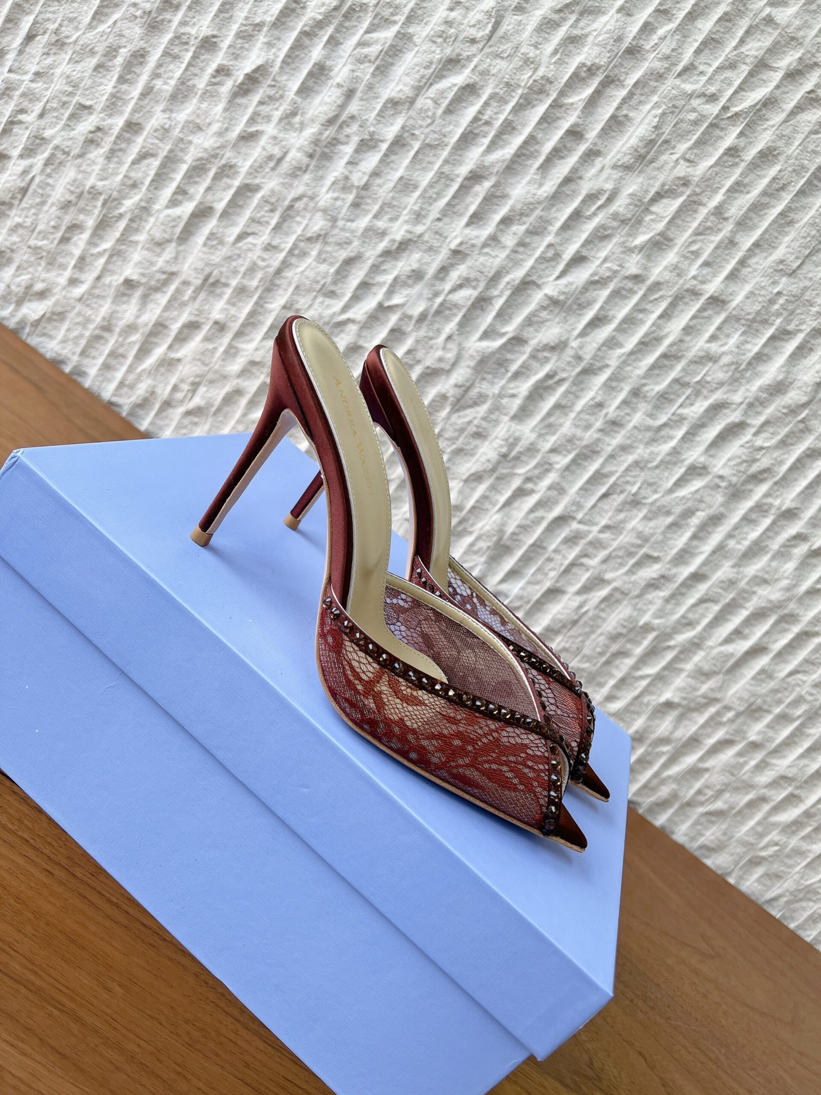 26ss Early Spring New Style Pointed-Toe High Heels & SlippersB6040108 - Image 6