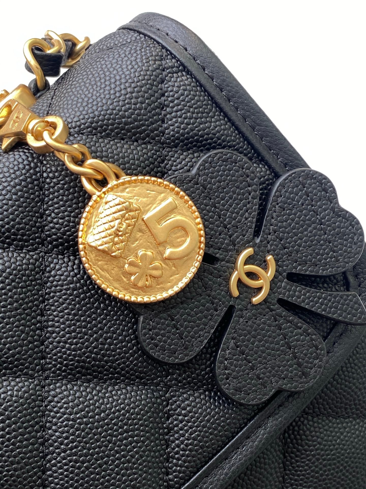 Chanel Backpack, Shiny grained calfskin B6040603 - Image 6