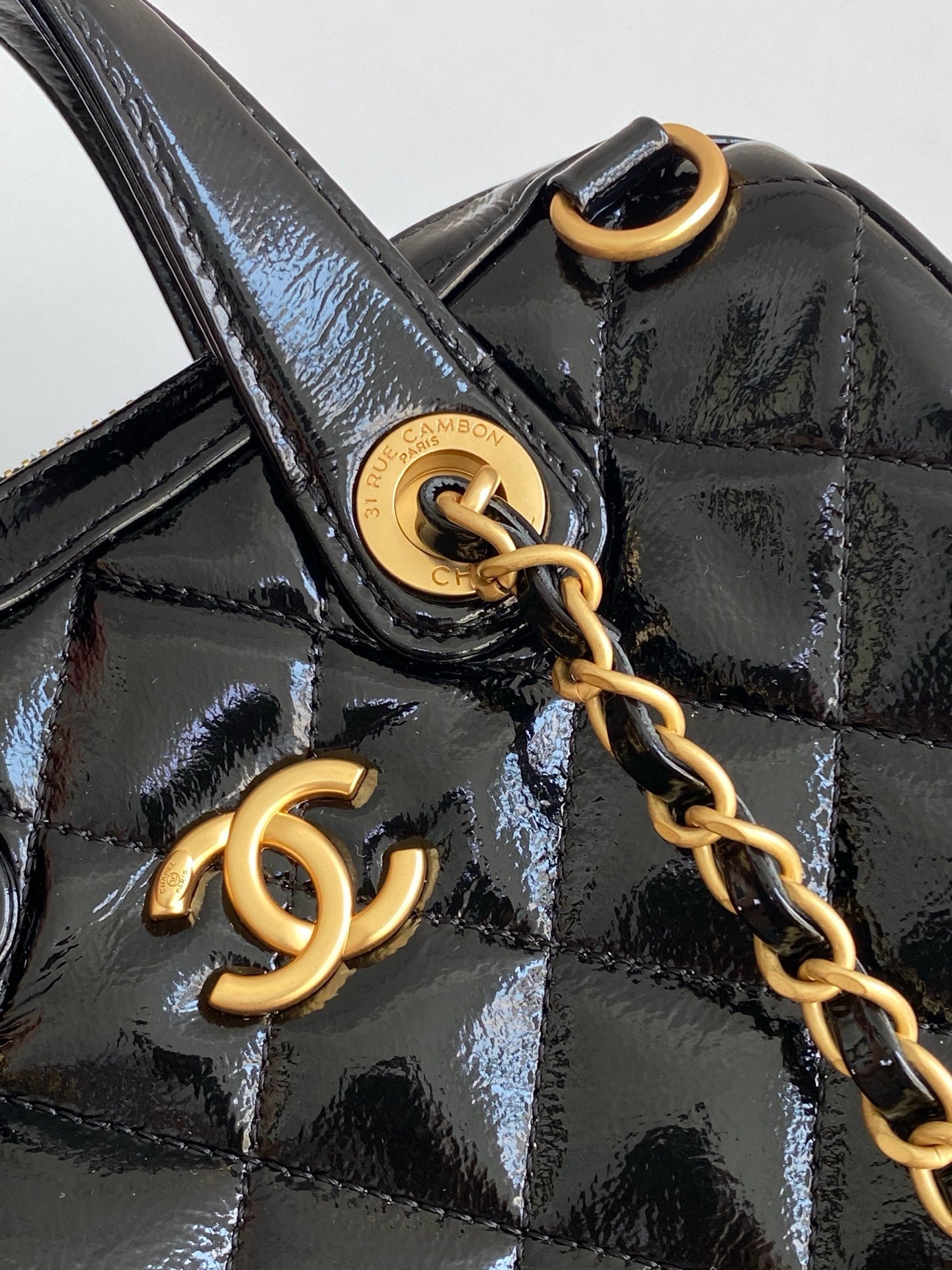 Chanel Small Bowling Bag B6040604 - Image 6