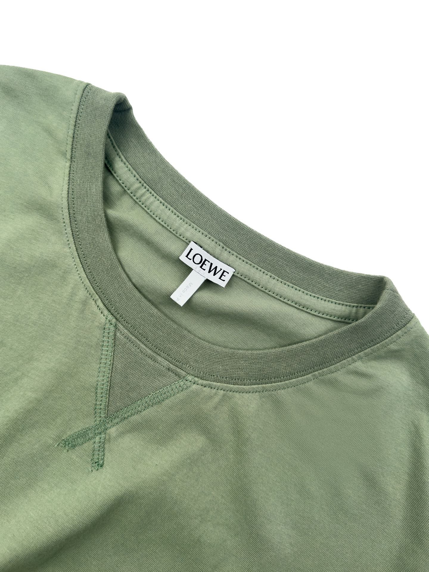 Loewe Anagram Embroidered Short-Sleeved ShirtM6042004 - Image 9