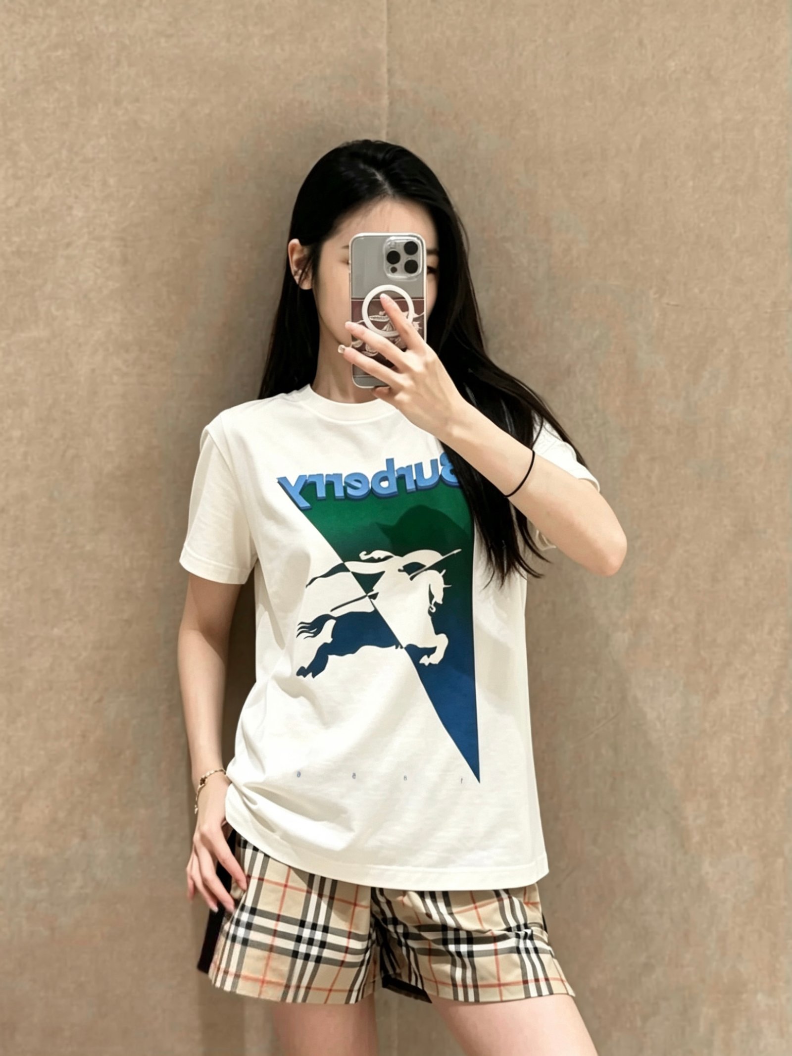 BBR Gradient Inverted Triangle Round Neck Short SleeveW6042701 - Image 3