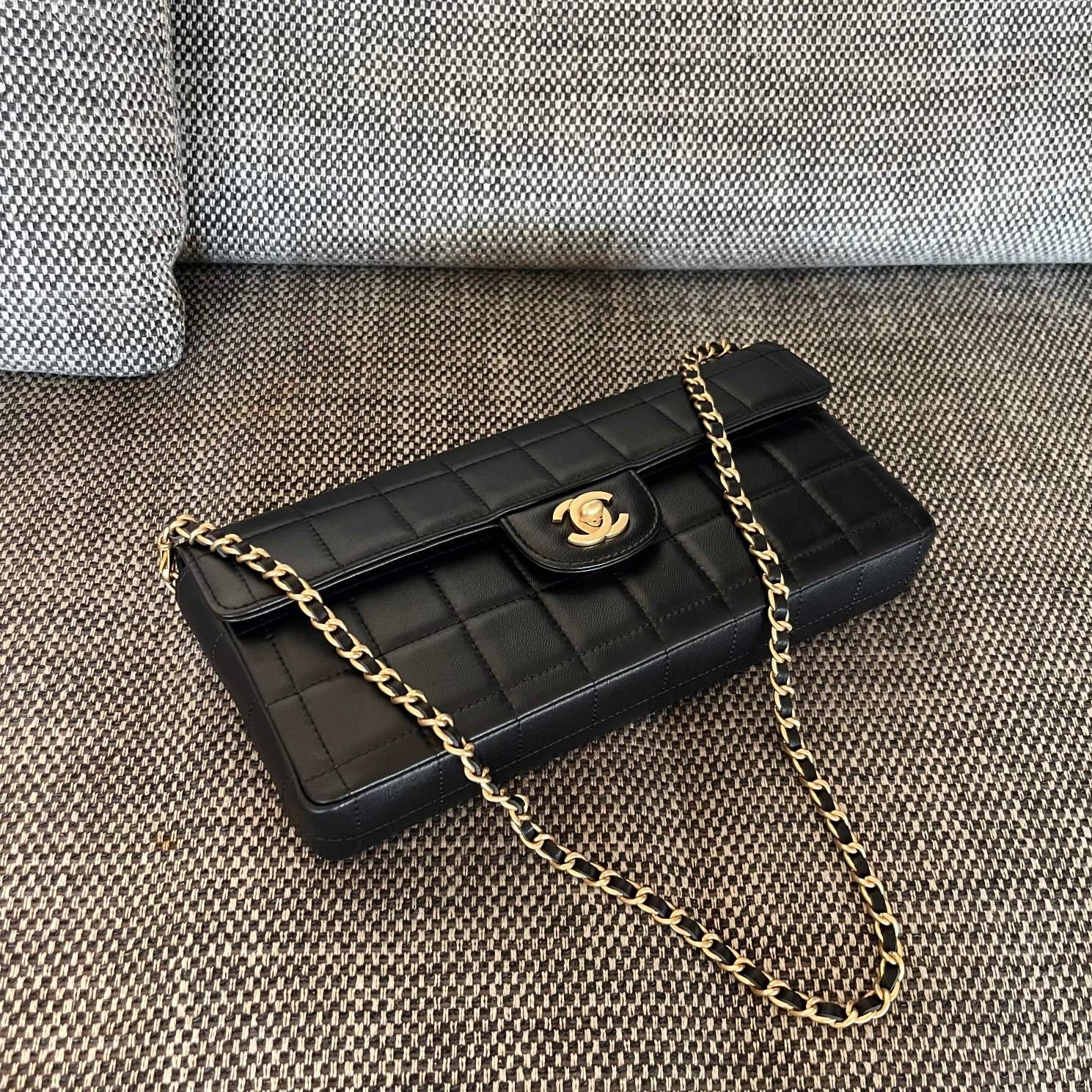 Chanel East West Chocolate Bar Bag B6042702 - Image 2