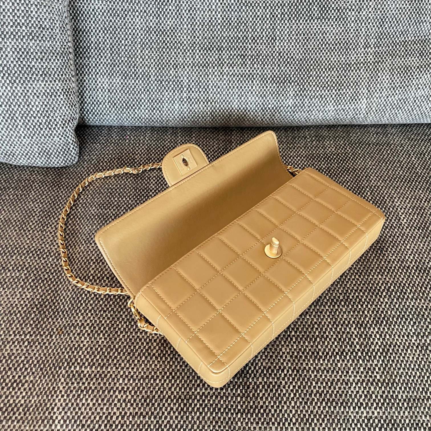 Chanel East West Chocolate Bar Bag B6042702 - Image 7