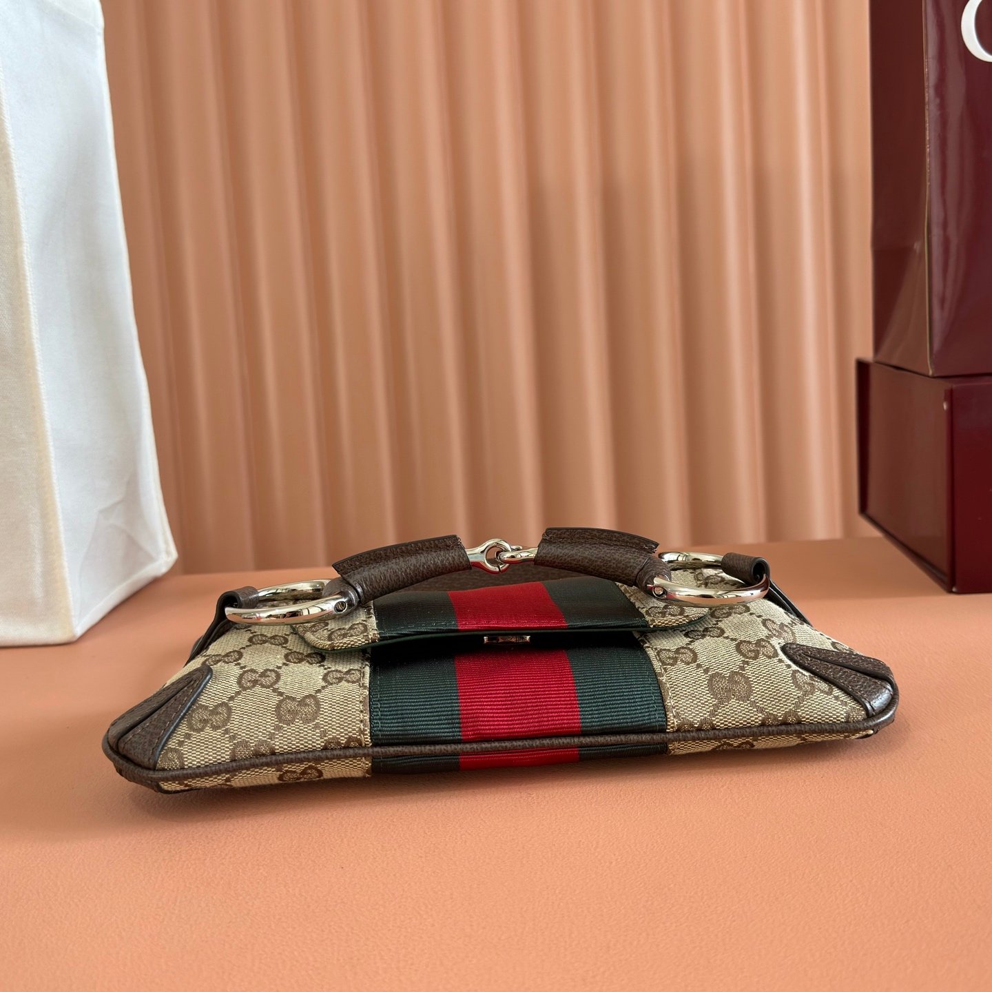 Gucci Small Horsebit Chain Shoulder Bag B6042703 - Image 8