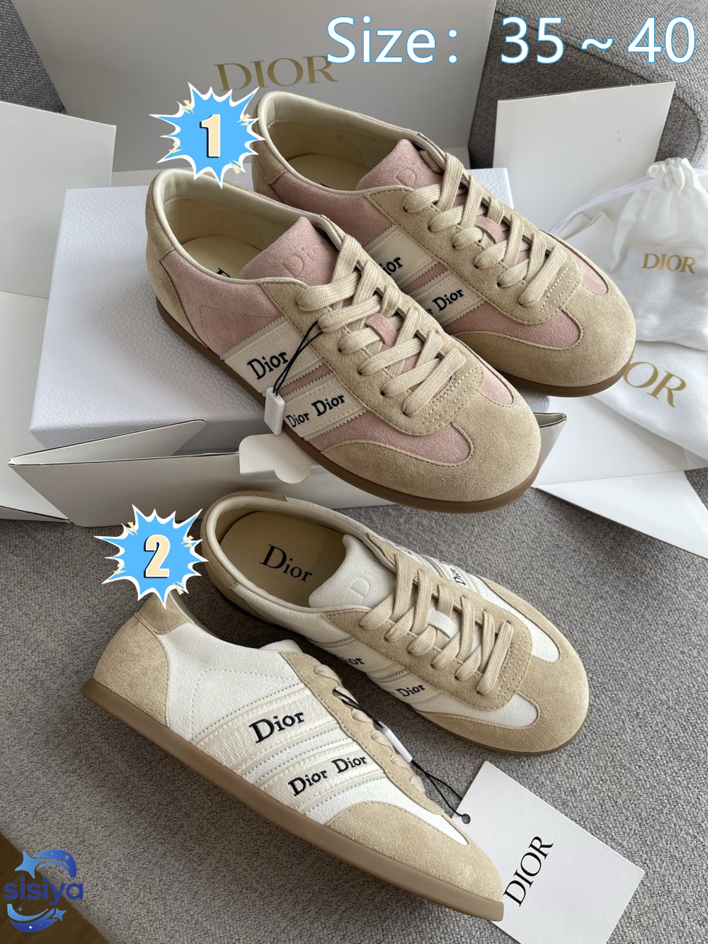 Dior Ribbon sports shoes B6043001