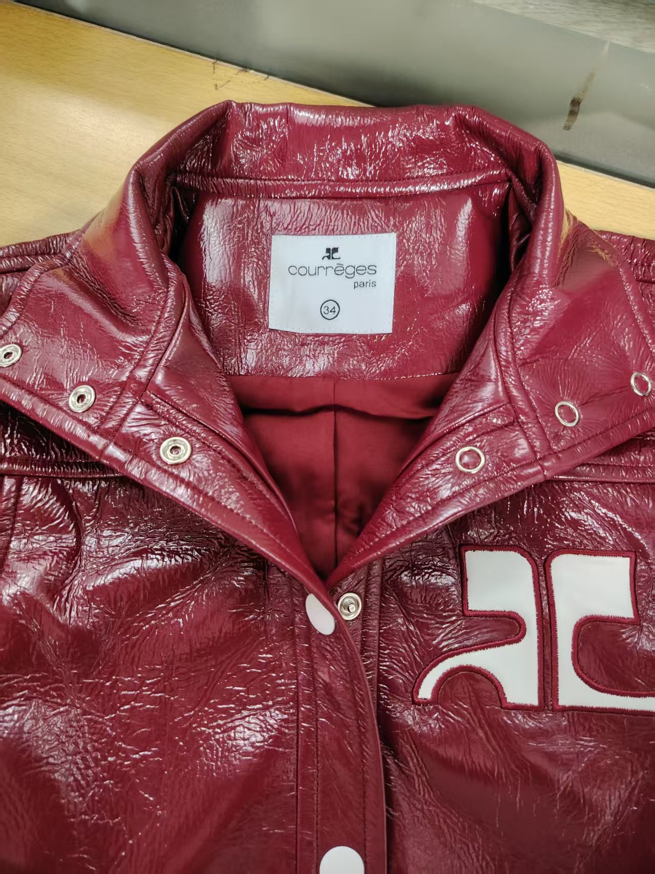 2026 New Style Leather Short Sleeve CollarW6040106 - Image 8