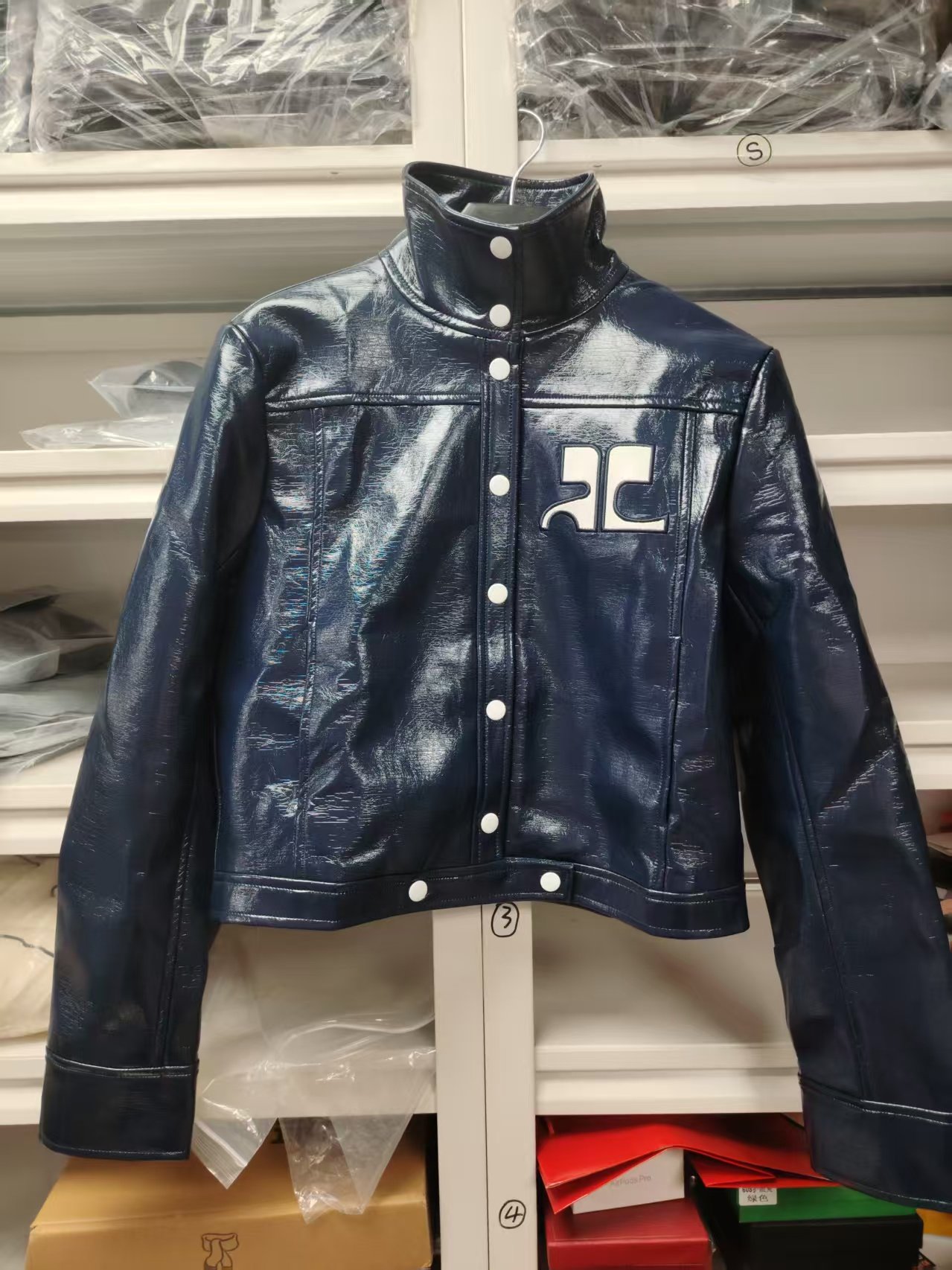 2026 New Style Leather Short Sleeve CollarW6040106 - Image 4