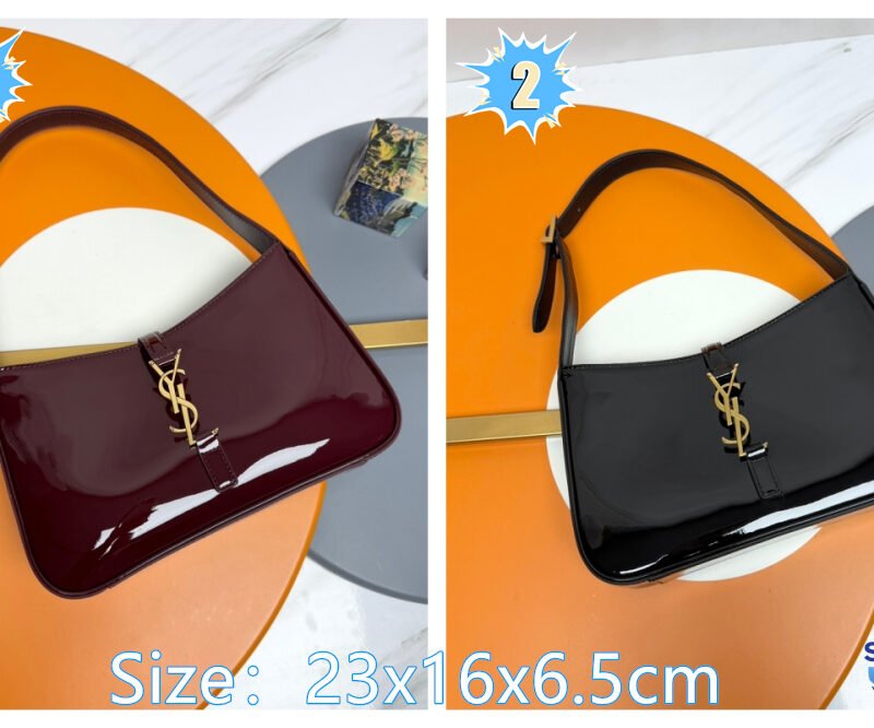 Saint Laurent Le 5 à 7 Mini Bag in Patent Leather B6041403