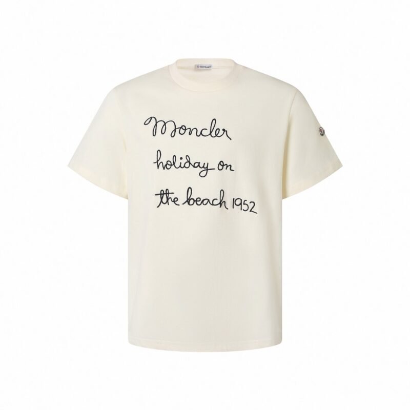 Monc Hand-Embroidered Folk Art Short-Sleeved T-ShirtM6050103