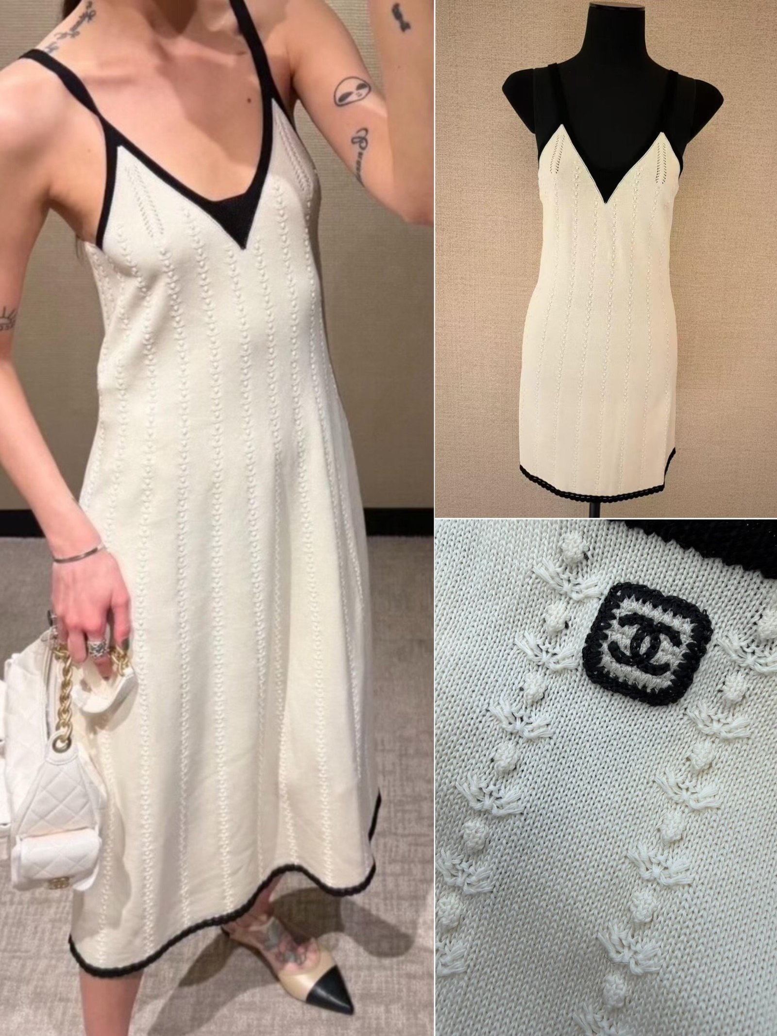 Chanel Knitted Bralette Dress W6050403 - Image 5