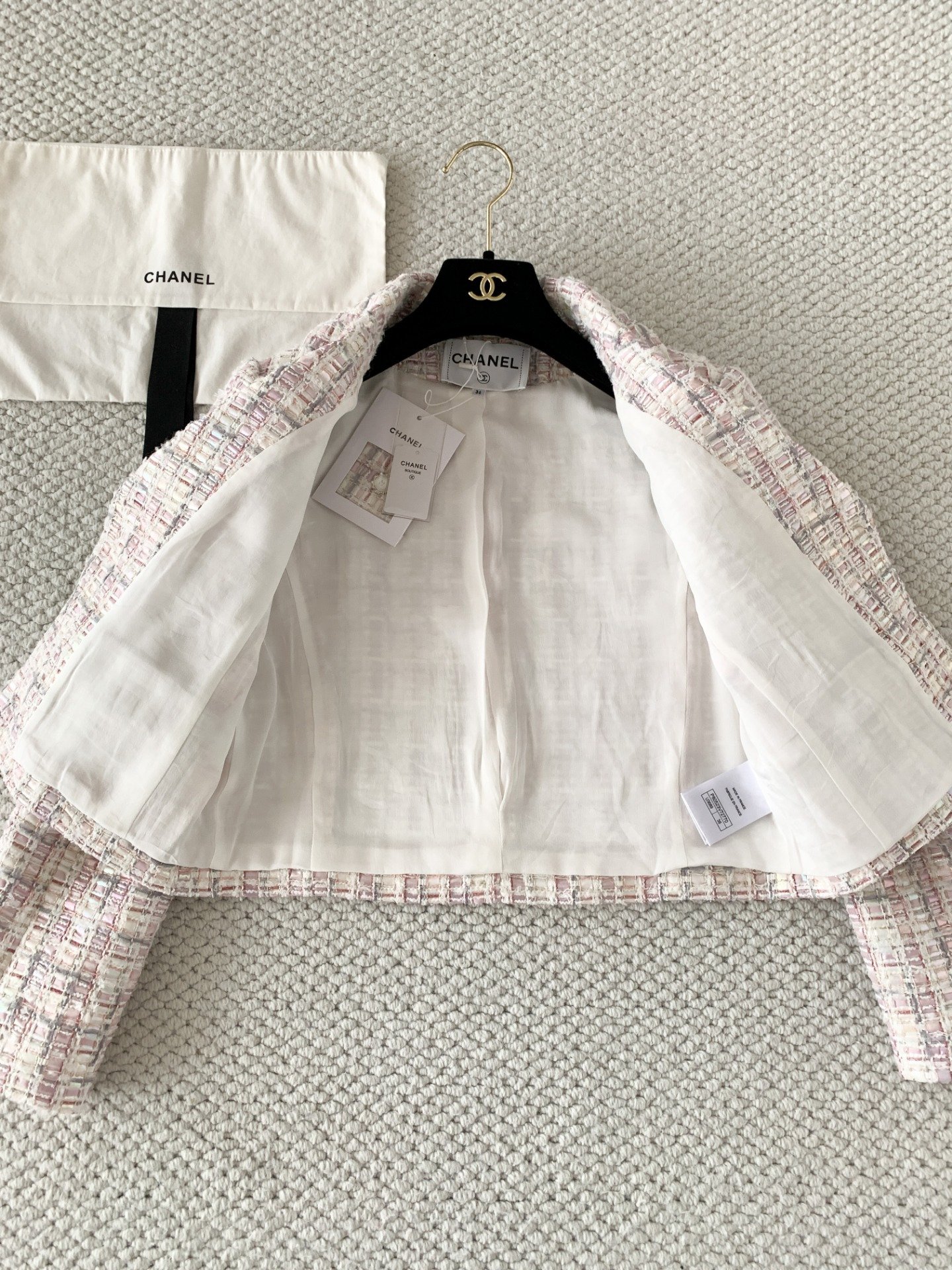 Chanel Jacket - Cotton tweed W6050601 - Image 4