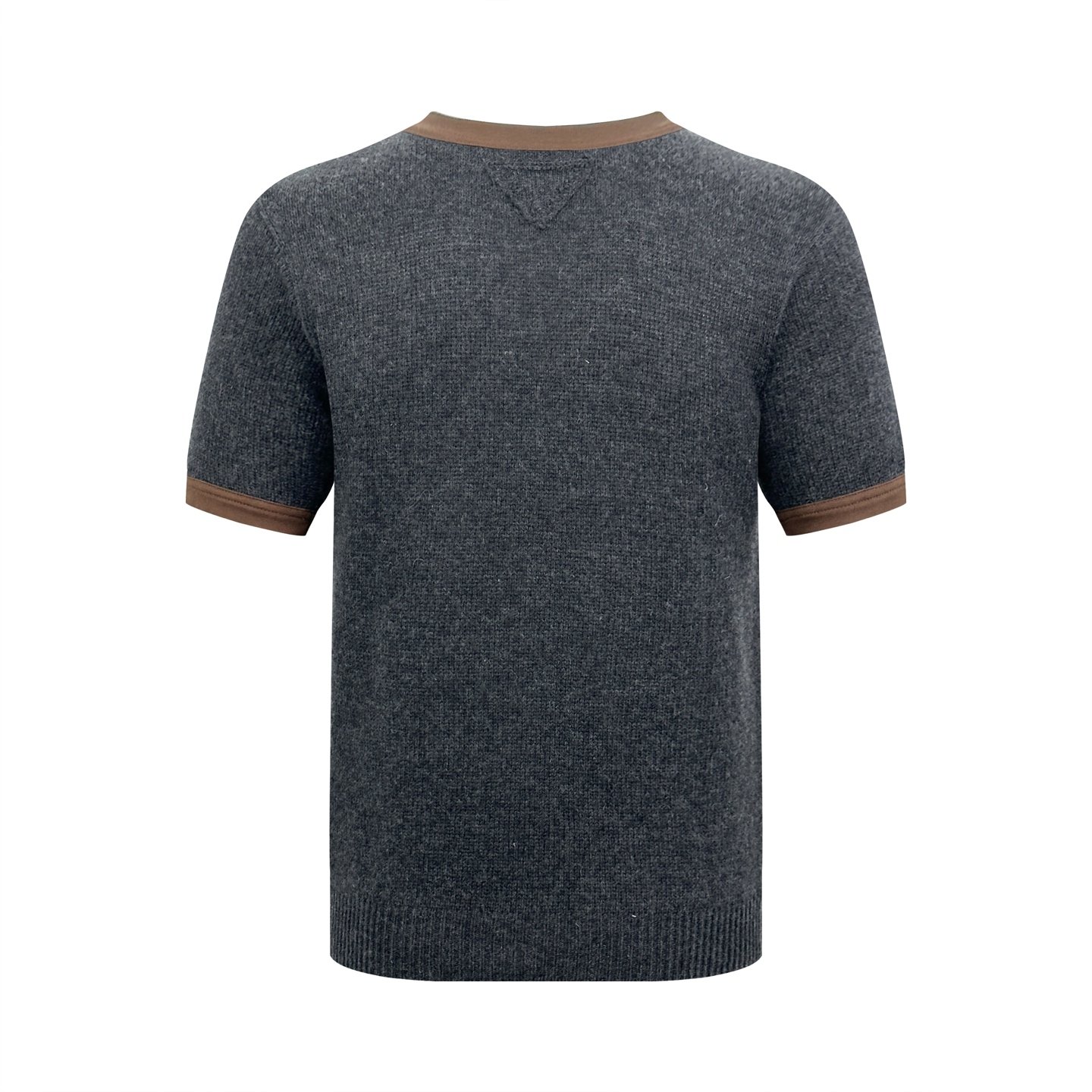 Prada Triangle Logo Short-Sleeved Sweater M6050606 - Image 7