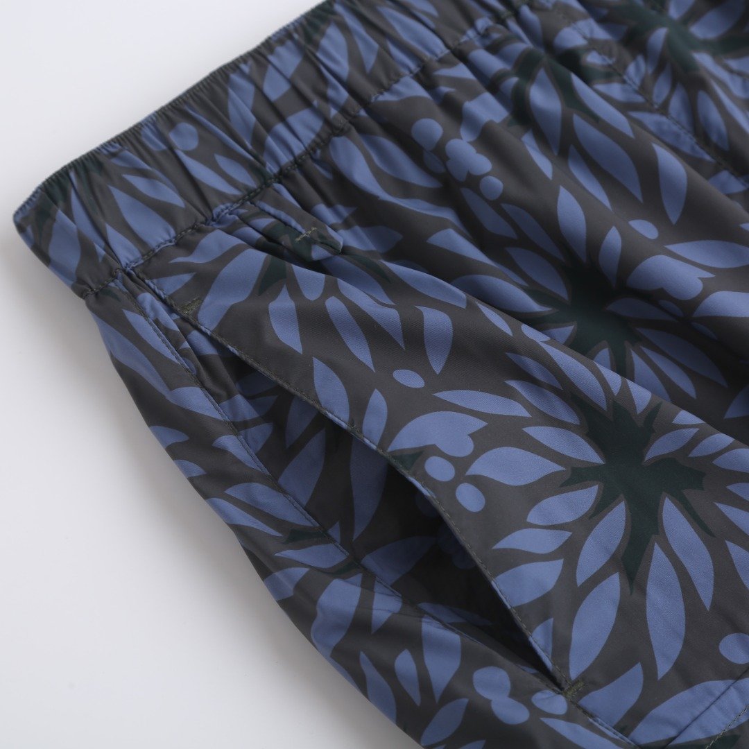 PRA Flower Digital Printing Nylon Shorts M6050701 - Image 12