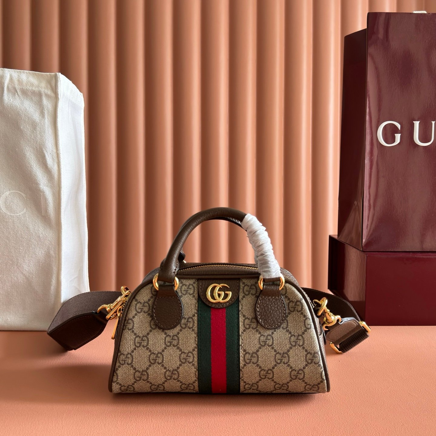 Gucci Ophidia Mini GG Boston Bag B6050804 - Image 2