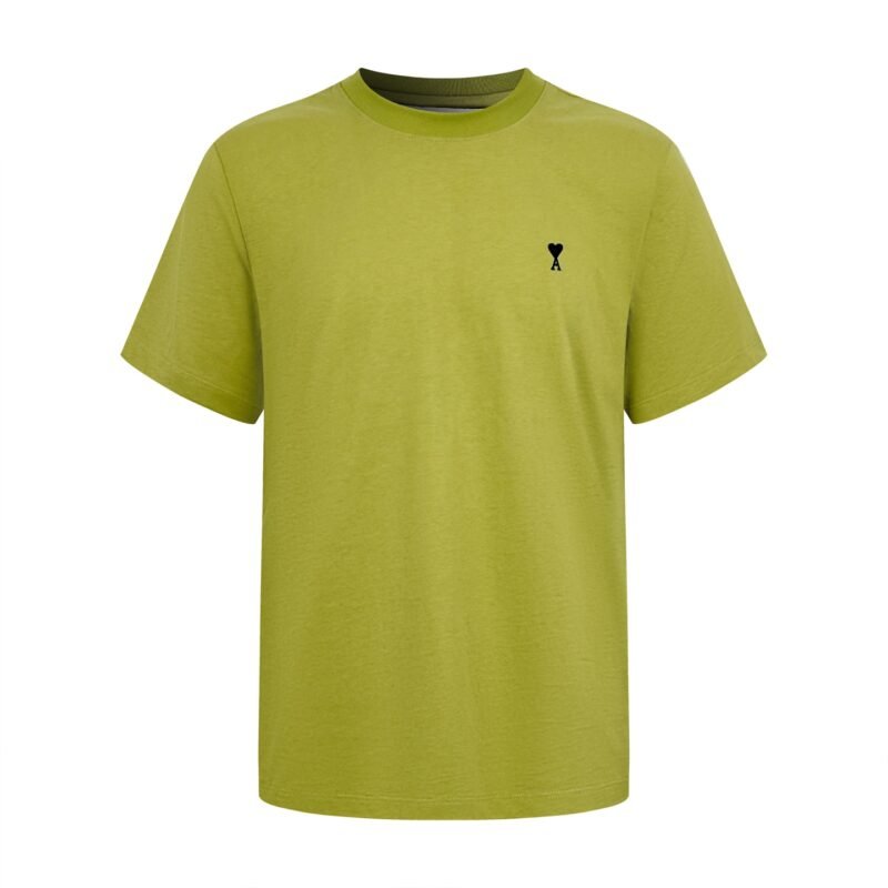 Ami Paris Logo Embroidered Short Sleeve ShirtM6051009