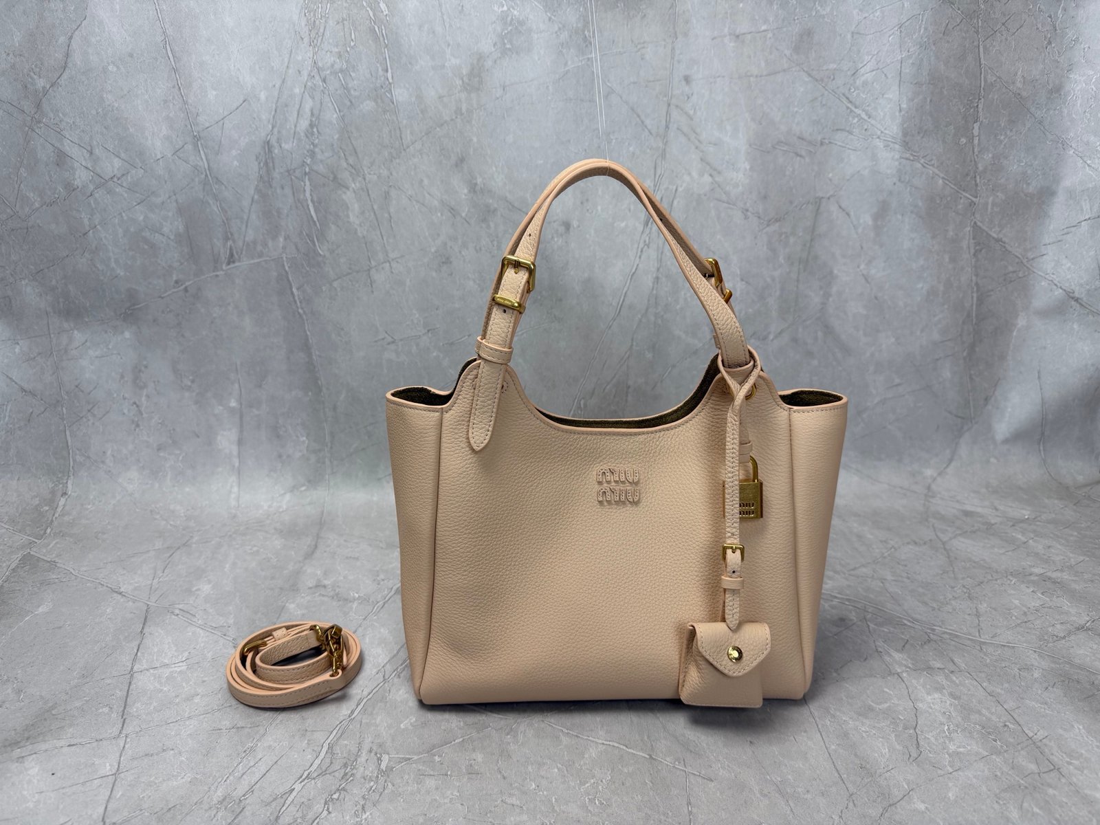 Miu Miu Light Hammered Leather Bag B6051203