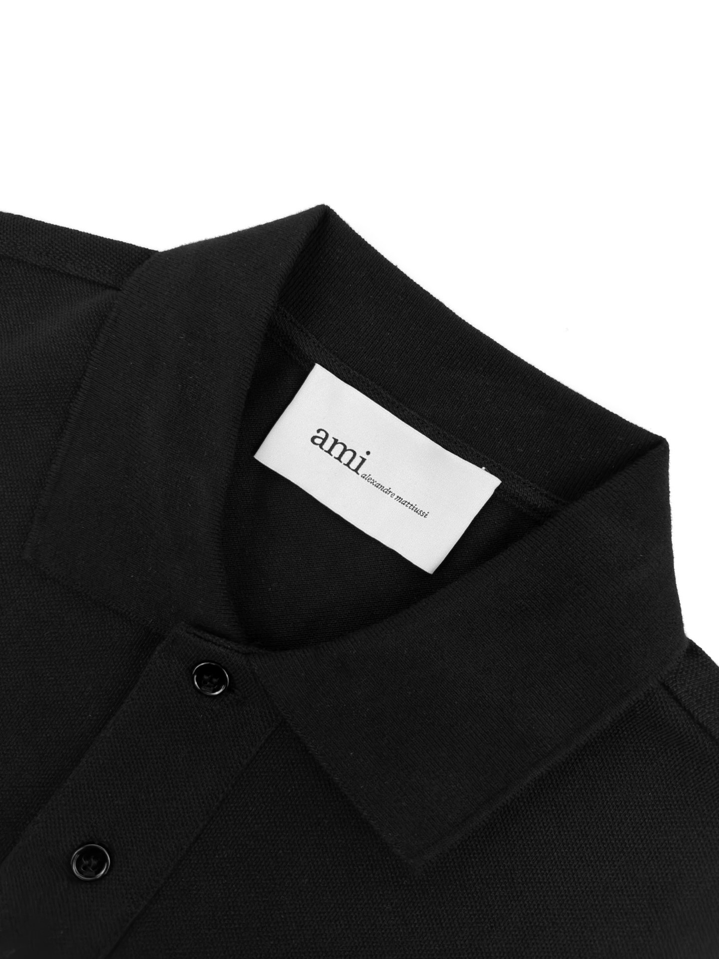 Ami Paris Embroidered Logo Polo Shirt M6051305 - Image 9